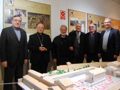 D'esquerra a dreta, Joan Josep Marca, Jaume Pujol, Joandomènech Ros, Josep Guitart, Josep Maria Gurt i Joaquín Ruiz de Arbulo.