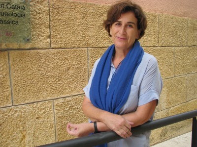 Eva Subías, investigadora i professora de la URV, a la seu de l'ICAC (2016)