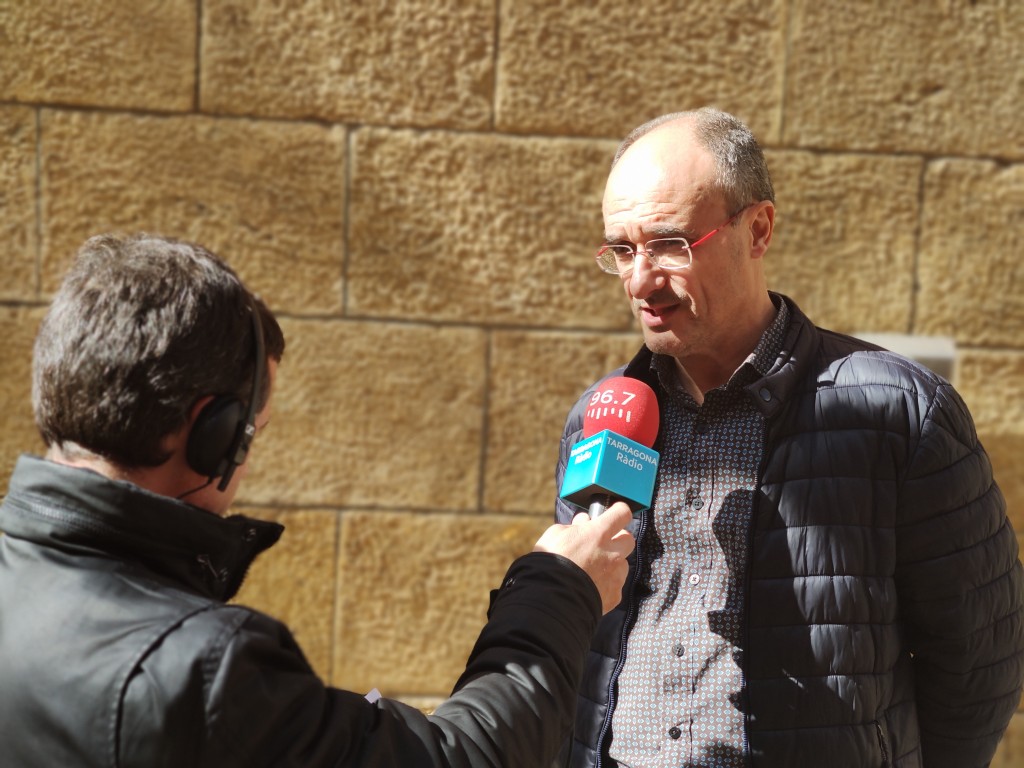 Pep Sunyé (esquerra) amb Josep Maria Palet , durant la gravació del programa (© ICAC)