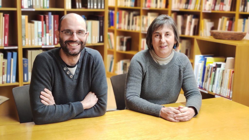 Maria Carme Belarte (ICREA-ICAC) i David Montanero (ICAC) formen part del Comitè organitador de la IX Reunió Internacional d'Arqueologia de Calafell. Foto: ICAC (CC 4.0).