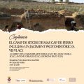 Conferència: «El camp de sitges de Mas Cap de Ferro (Nulles): un jaciment protohistòric (s. VII-VI aC)»