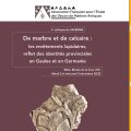 De marbre et de calcaire: les revêtements lapidaires, reflet des identités provinciales en Gaules et en Germanie